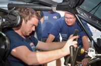 Walkner im Ralley Car (c) Skoda