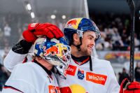 David Kickert und Brandon Coe (c) Mackinger - EC Red Bull Salzburg
